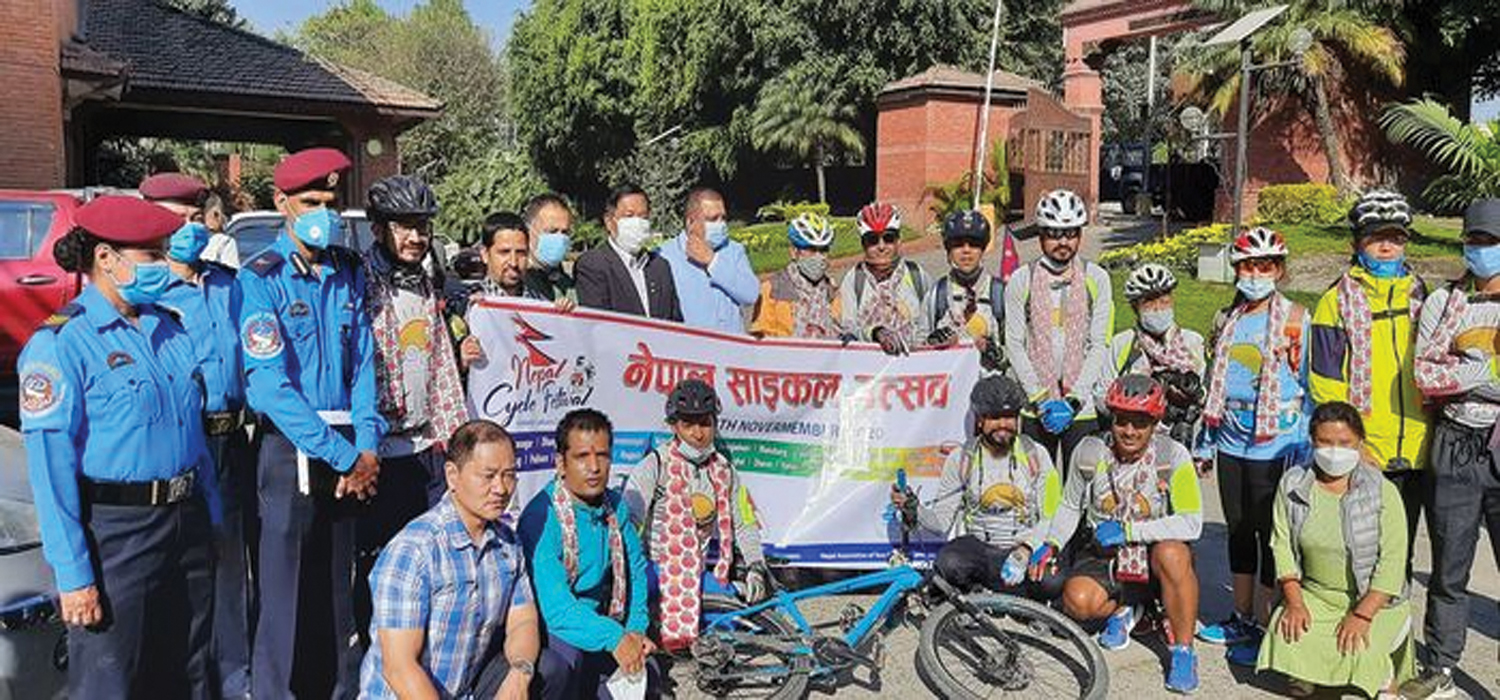 पर्यटन प्रवर्द्धनका लागि ‘नेपाल साइकल यात्रा’