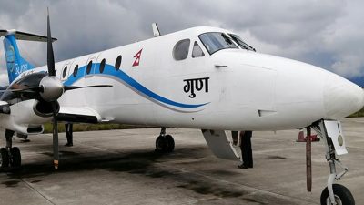 काठमाडौँ–सुर्खेत उडान गर्दै गुण एयरलाइन्स