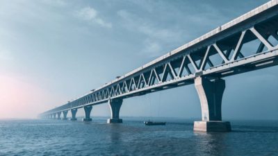 बंगलादेशको पद्मा पुल यातायातका लागि खुल्ला