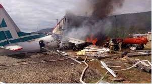 रुसी लडाकु विमान दुर्घटनामा १३ जनाको मृत्यु