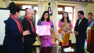 प्याब्सन र नेपाल प्रहरी श्रीमती संघबीच सम्झौता