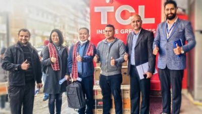 टीसीएल अन्तर्राष्ट्रिय टिमको नेपाली बजार भ्रमण
