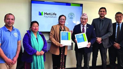 मेटलाइफद्वारा पौरखी नेपाललाई ५० हजार अमेरिकी डलर सहयोग